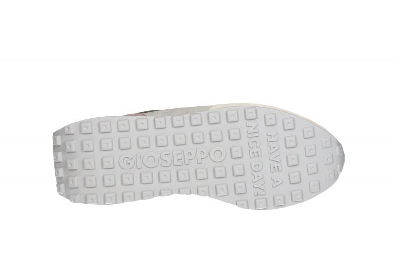 Sneaker Nobuck/nylon Beig-dorado-verde-gris Piso Blanco