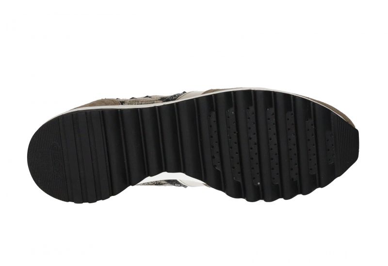 Sneaker Nobuck Taupe Lateral Tiras Negro-bronce Talon Pieza Negro