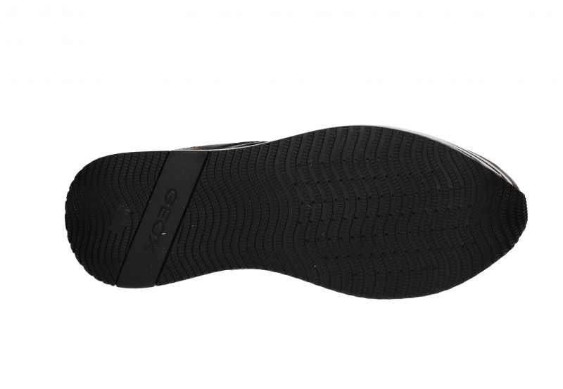 Sneaker Nobuck/piel Taupe-negro-bronce Piso Grueso Blanco y Negro