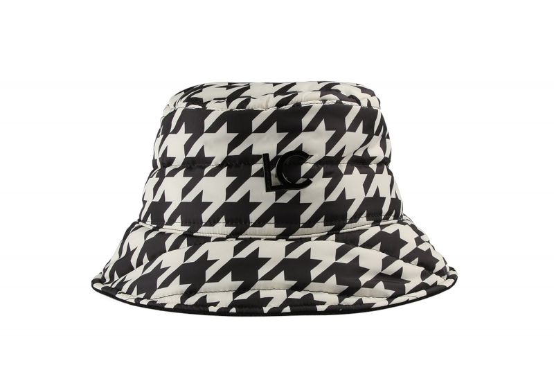 Sombrero Estampado Negro/blanco Lc Metal Negro