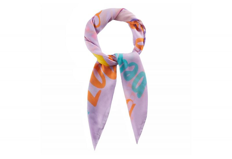 Foulard Lila Frases Colores