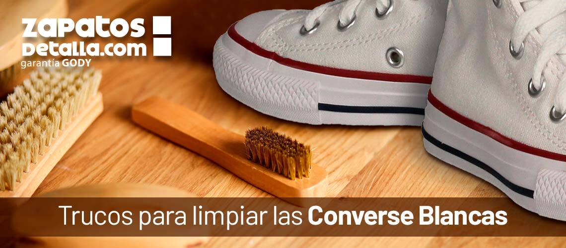 vídeo cambiar Volcánico 5 Trucos de cómo limpiar unas converse blancas