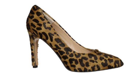 Zapato de tacón de leopardo Renetti